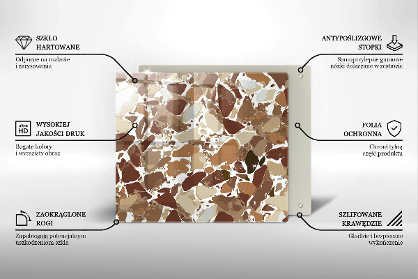 Chopping board Decorative stone stains