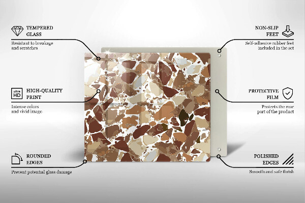 Chopping board Decorative stone stains