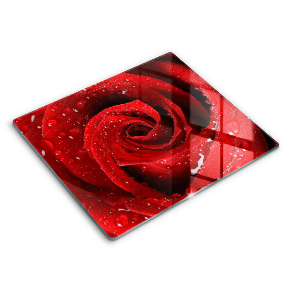 Chopping board Rose flower petals