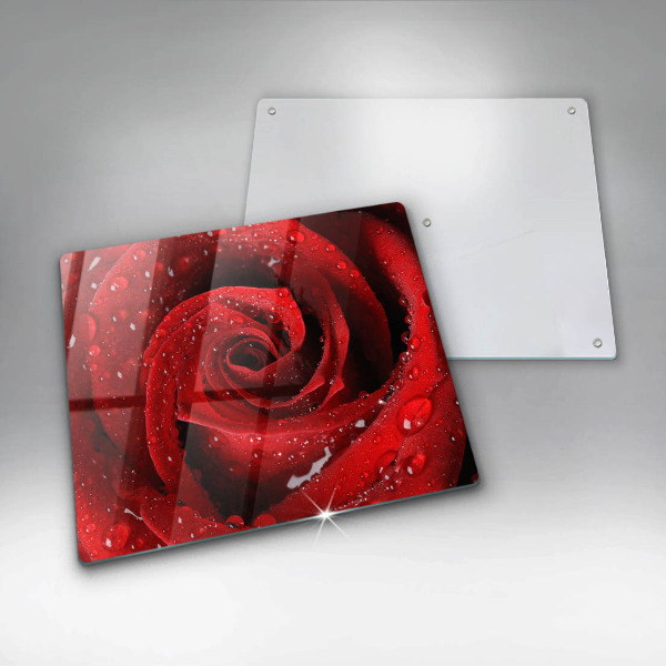 Chopping board Rose flower petals