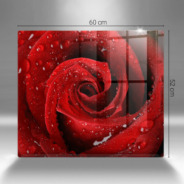 Chopping board Rose flower petals