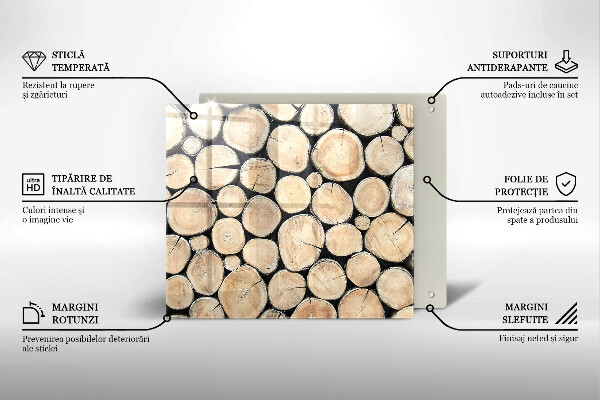 Chopping board Wood trunks of the tree