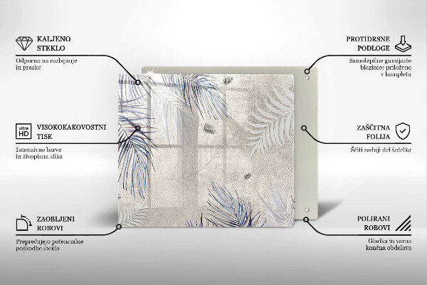 Chopping board Subtle leaves