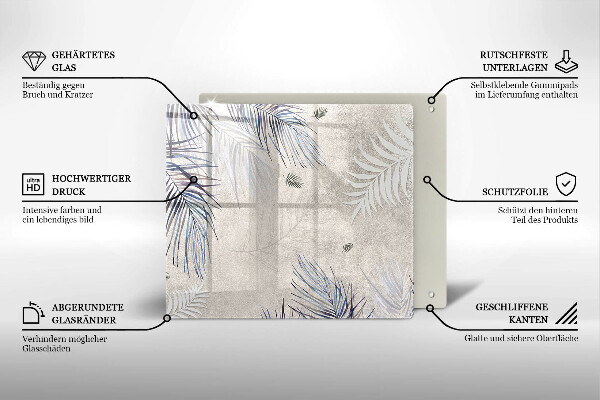 Chopping board Subtle leaves