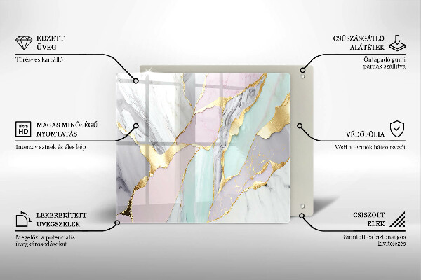 Chopping board Pastel marble