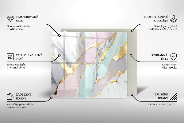 Chopping board Pastel marble