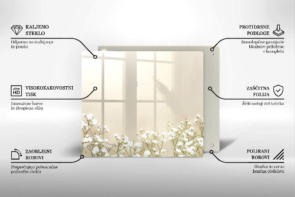 Worktop saver large Boho flowers