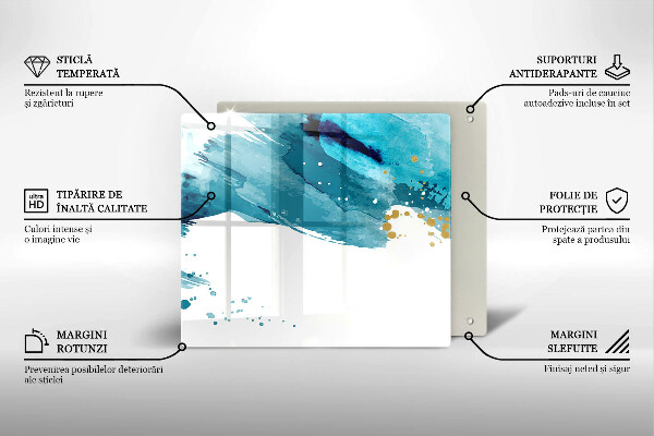 Worktop saver large Blue spots