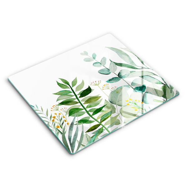 Chopping board Plant leaves illustration