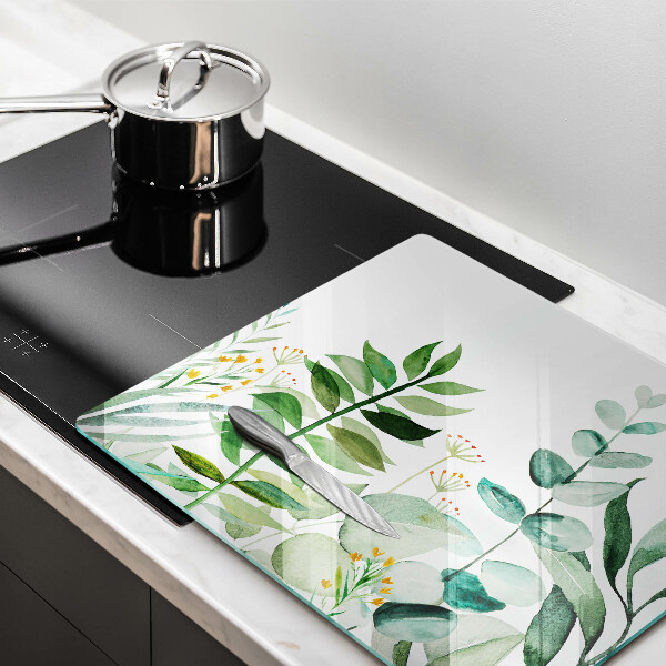 Chopping board Plant leaves illustration