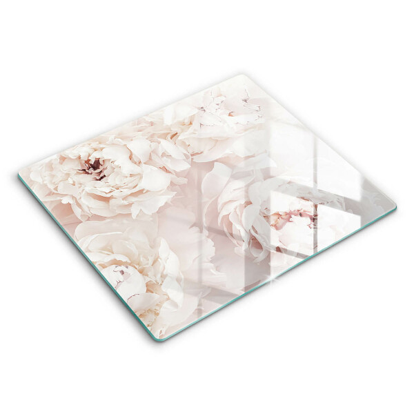 Chopping board Pastel peonies