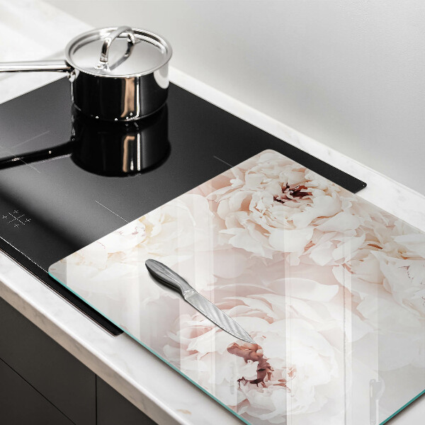 Chopping board Pastel peonies