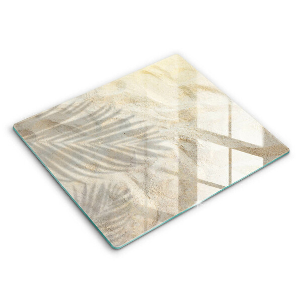 Chopping board Palm sand and leaves