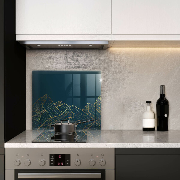 Chopping board Abstract mountains