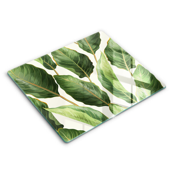 Chopping board Banana leaves