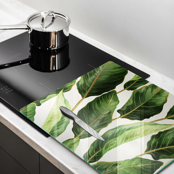 Chopping board Banana leaves