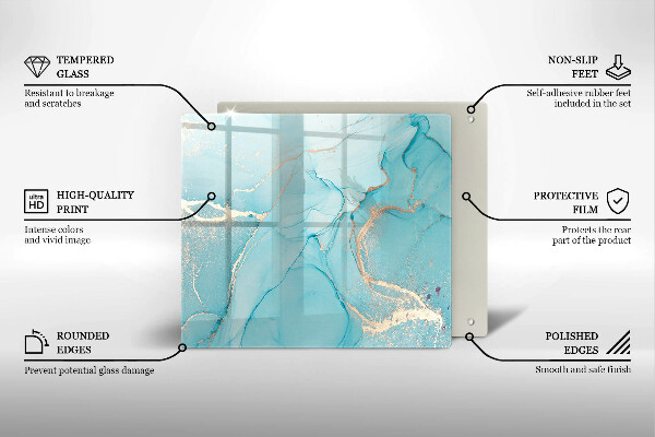 Chopping board Abstraction stone