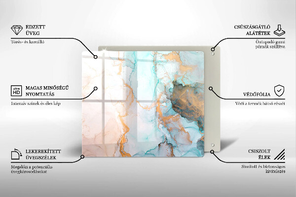 Chopping board Marble abstraction