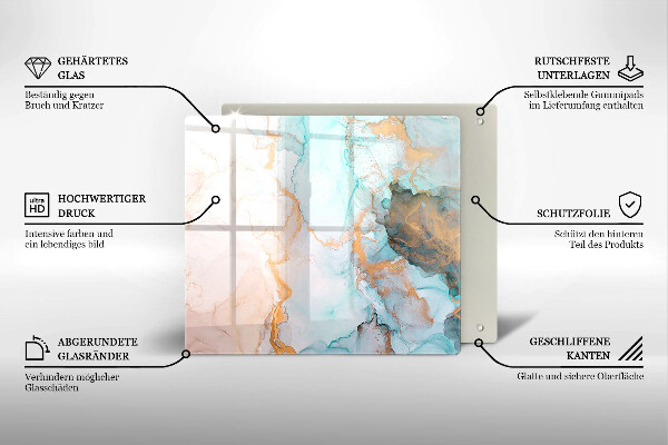 Chopping board Marble abstraction