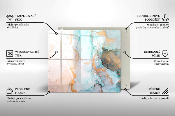 Chopping board Marble abstraction