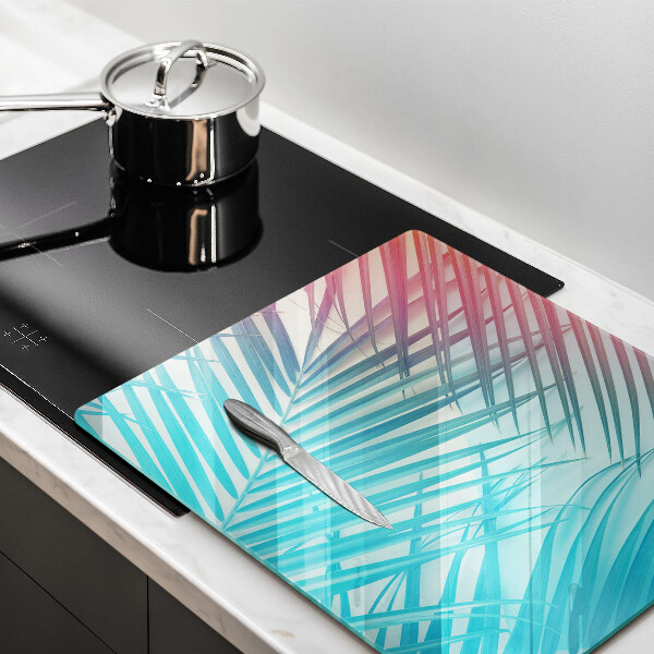 Chopping board Pastel leaves