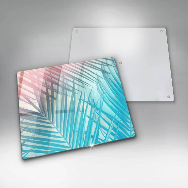 Chopping board Pastel leaves