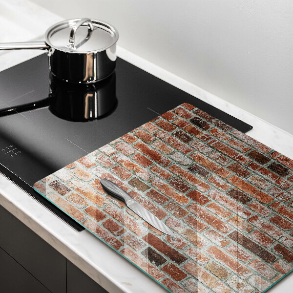Chopping board Old bricks wall