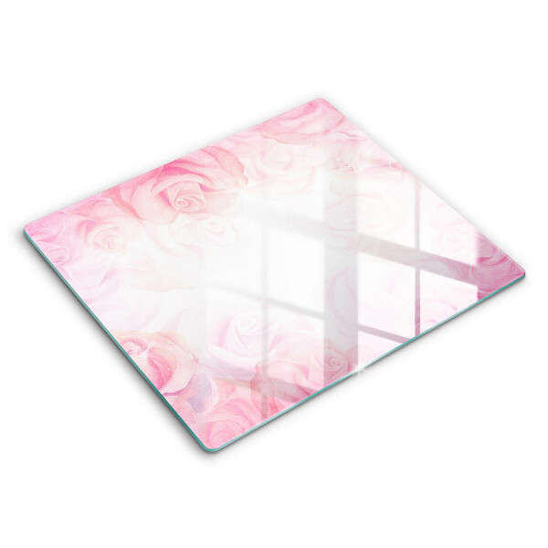 Chopping board Delicate background roses