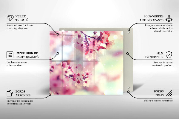 Chopping board Nature apple flowers