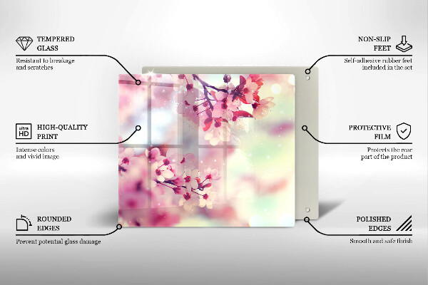 Chopping board Nature apple flowers