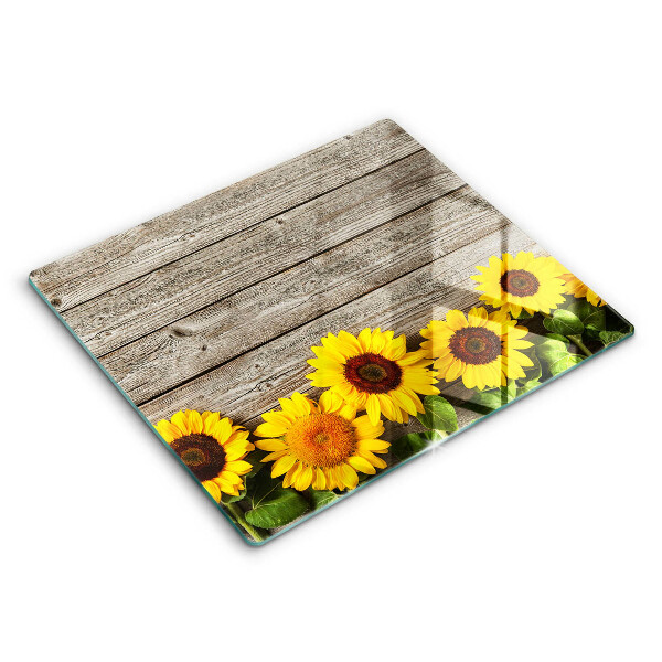 Chopping board Sunflowers on the boards