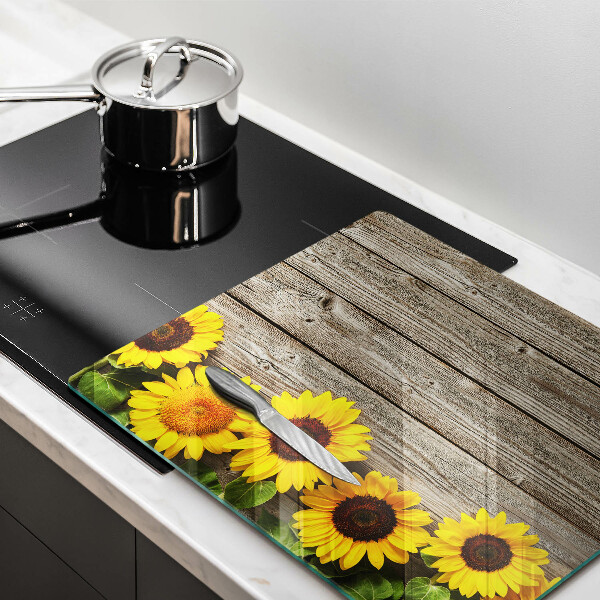 Chopping board Sunflowers on the boards