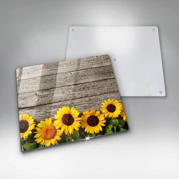 Chopping board Sunflowers on the boards