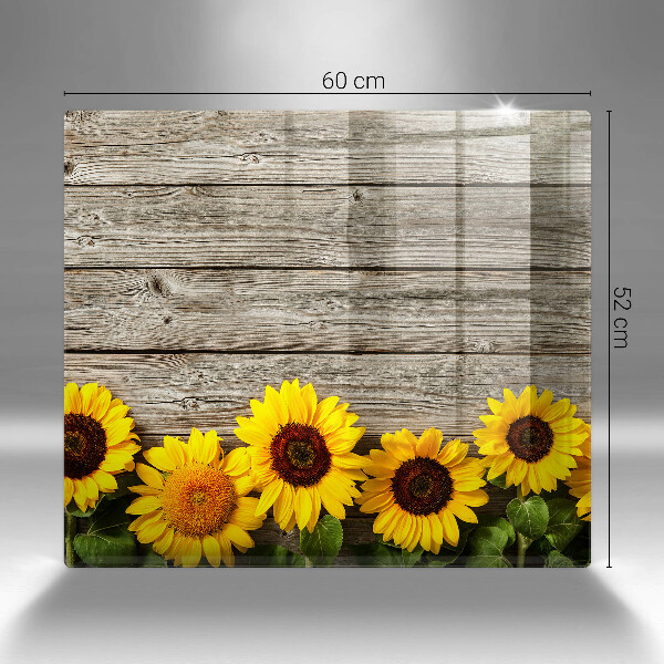 Chopping board Sunflowers on the boards