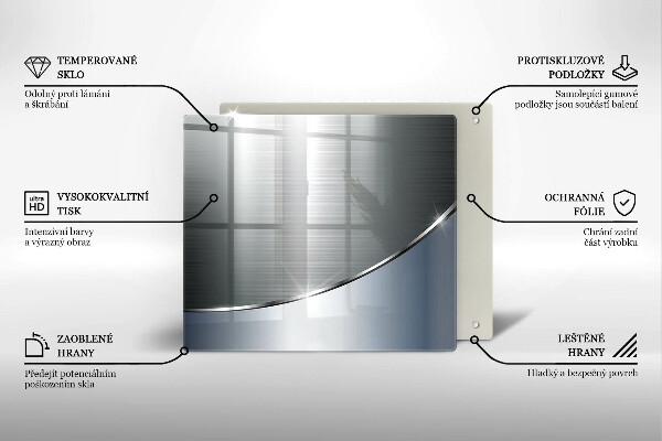 Chopping board Pattern metal abstraction