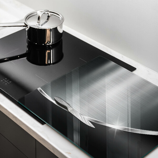 Chopping board Abstraction with metal