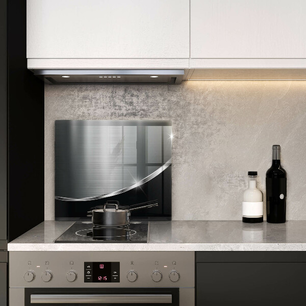 Chopping board Abstraction with metal