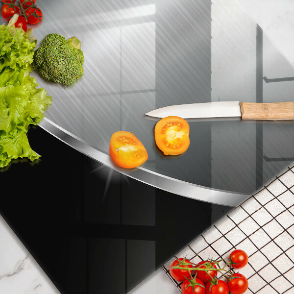 Chopping board Abstraction with metal