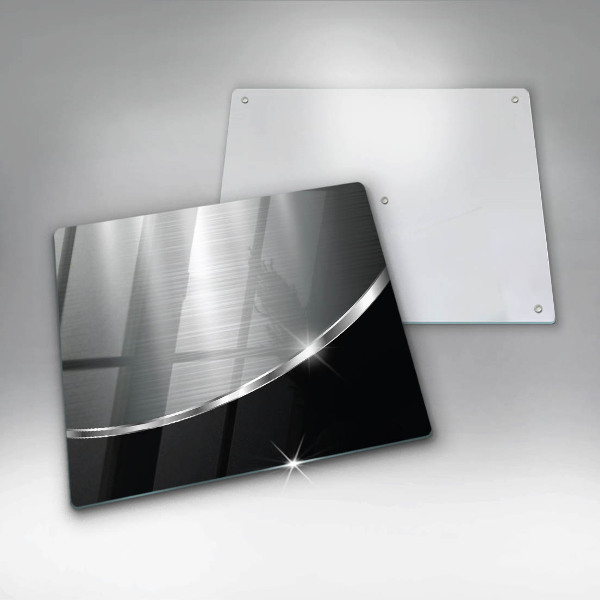 Chopping board Abstraction with metal