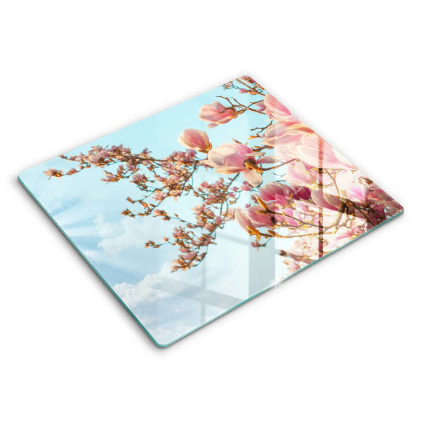 Chopping board Pink Flowers Tree