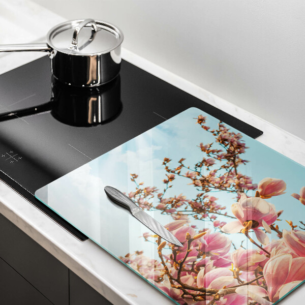 Chopping board Pink Flowers Tree