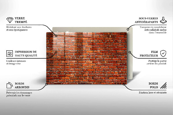 Chopping board glass Wall wall wall