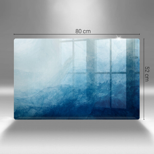 Chopping board glass Abstract background