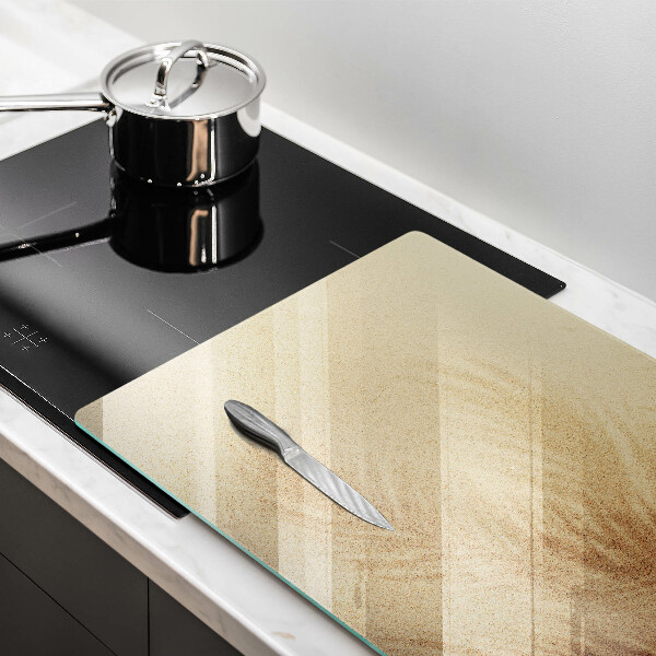 Chopping board Beach sand and holidays