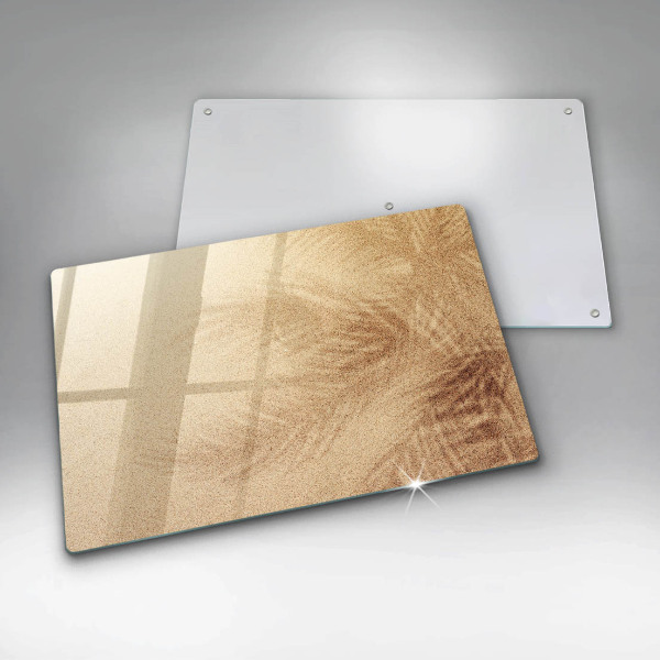 Chopping board Beach sand and holidays