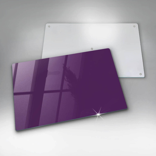 Chopping board glass Violet colour