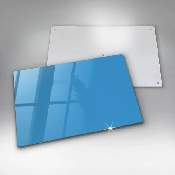 Chopping board glass Blue color