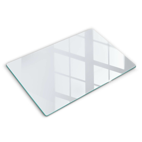 Chopping board glass White color