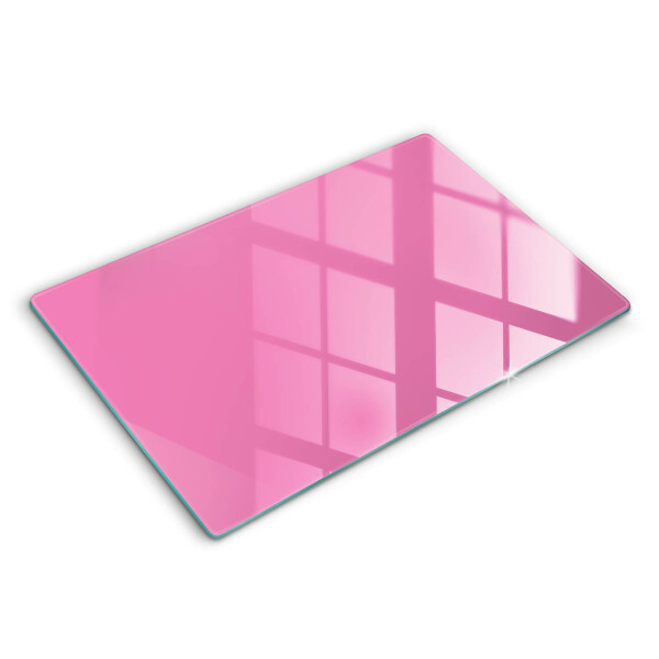 Chopping board glass Pink color