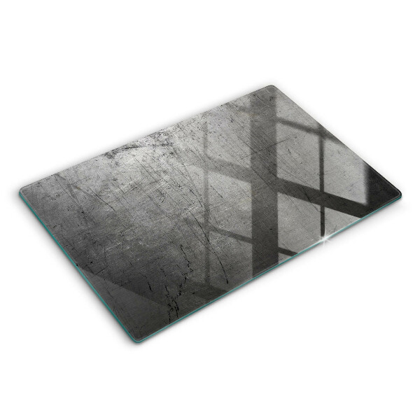 Chopping board glass Metal texture